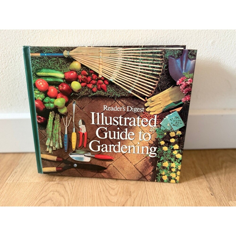 Vintage Reader's Digest Illustrated Guide to Gardening Hardback
